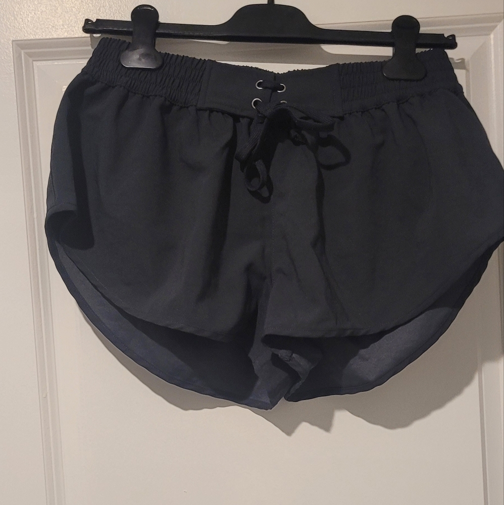 Fp Free People Movement Black Shorts